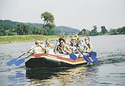 Paddeltour auf der Elbe