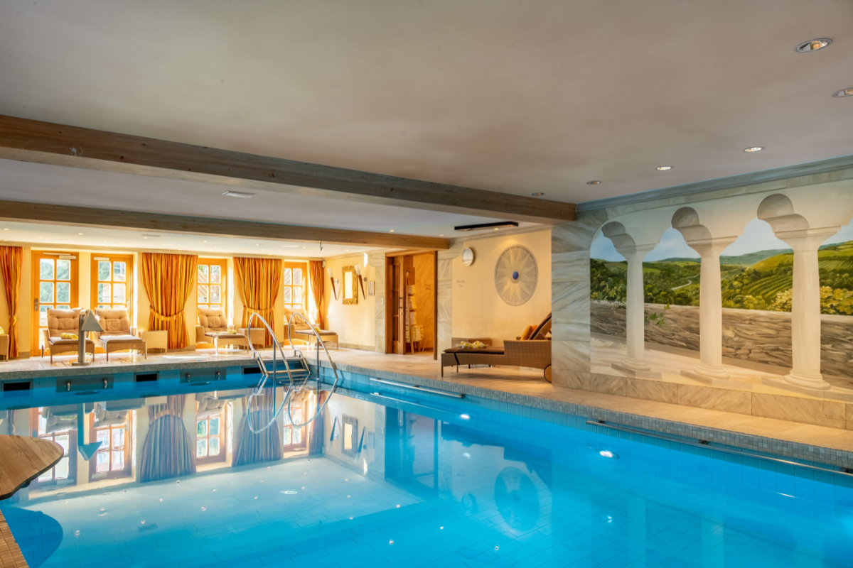 Wellnessbereich Romantik Hotel Schloss Rheinfels