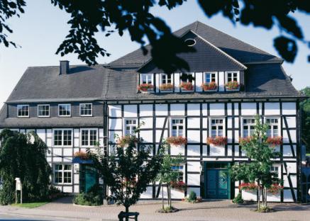 Romantik Hotel Knippschild in Arnsberg, nur wenige Kilometer vom Kneippwanderweg entfernt. Auch hier gehts immer sehr entspannt zu.