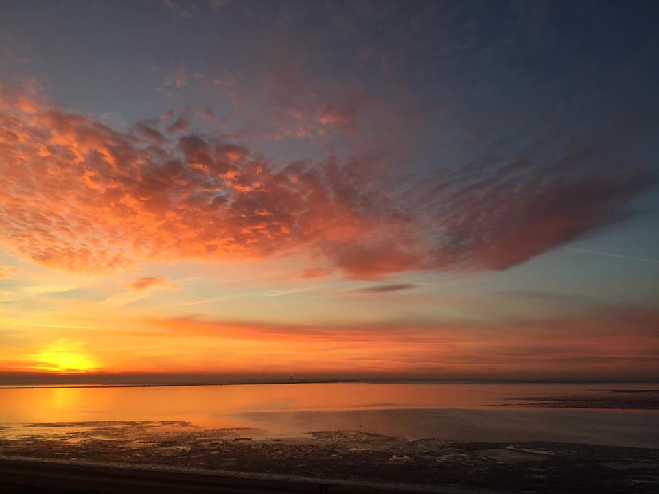 Sonnenaufgang in Wilhelmshaven