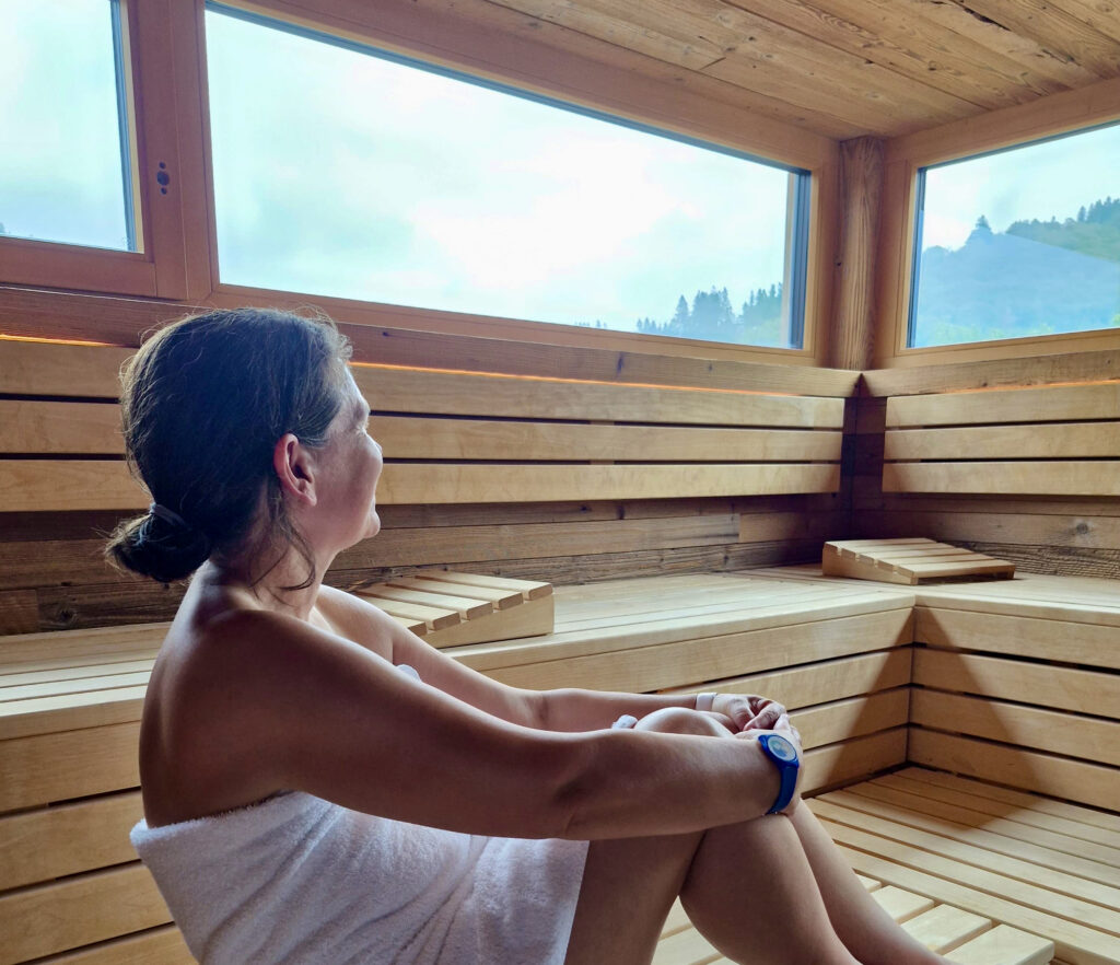 In der Orenberg Sauna im Lagunenbad Willingen