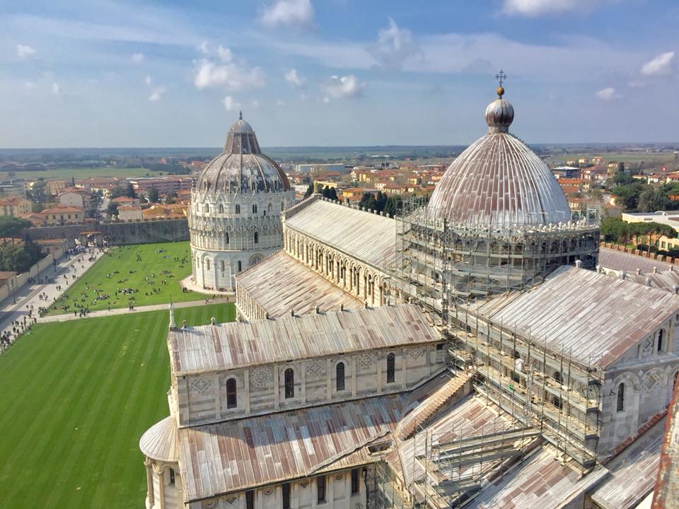 Pisa Schiefer Turm Blick 2018