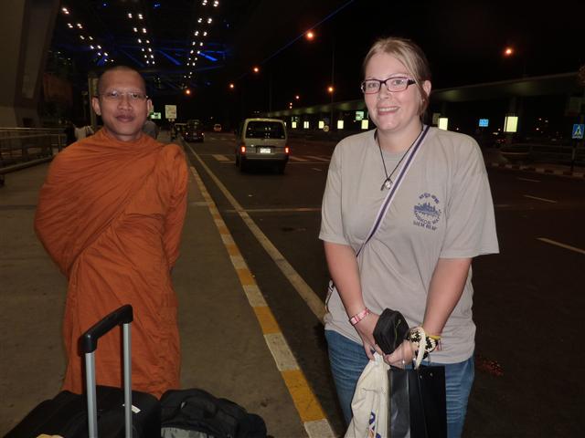 Abschied nach einem Jahr im buddhistischen Tempel