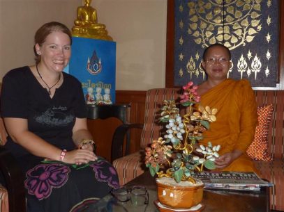 Mareike mit Ajan Chaokunsri