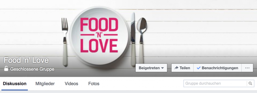 Facebook Gruppe Food 'n