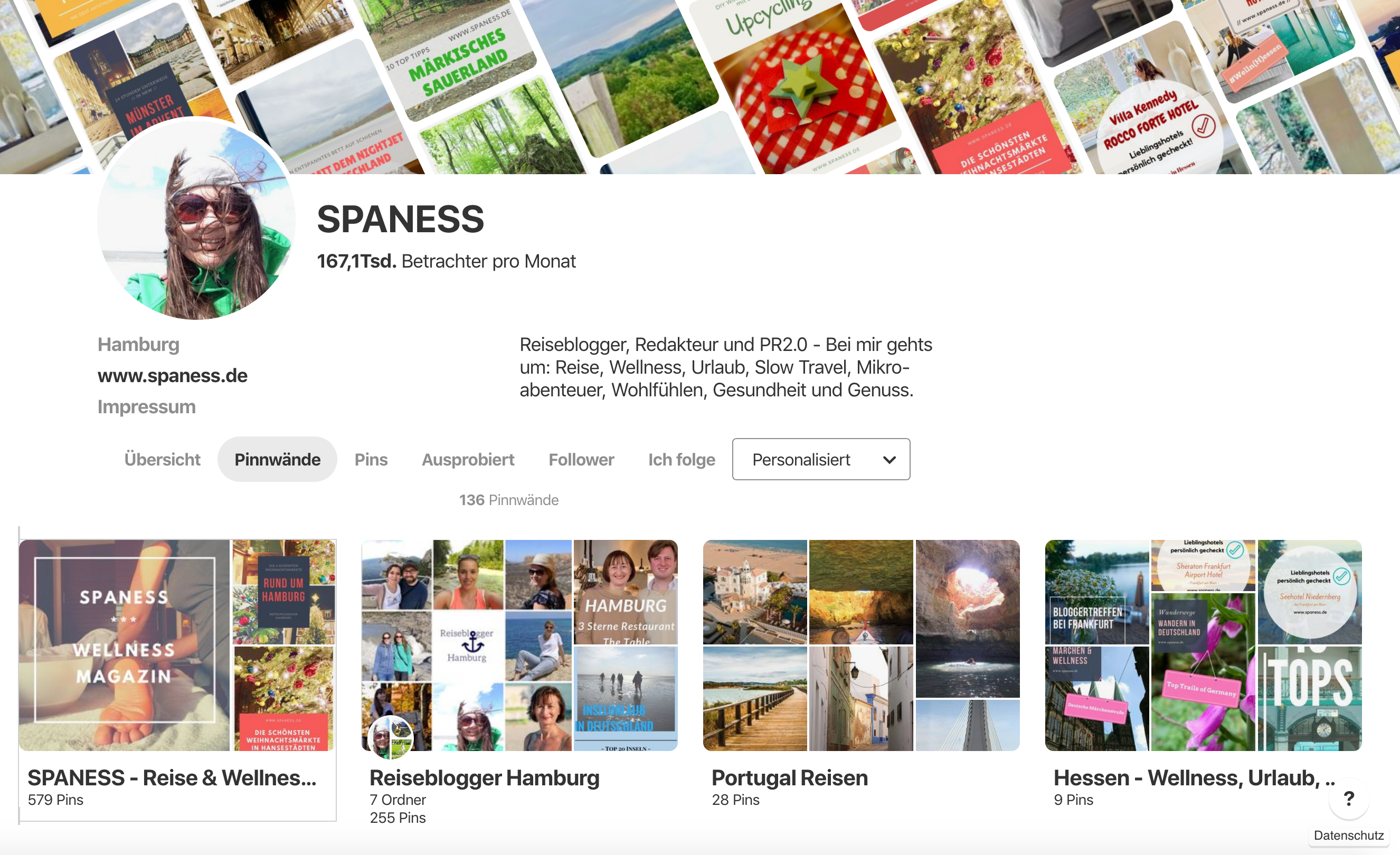 SPANESS: Pinterest Urlaub und Reise Boards