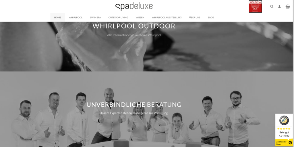 Spa Deluxe Whirlpool Shop 
