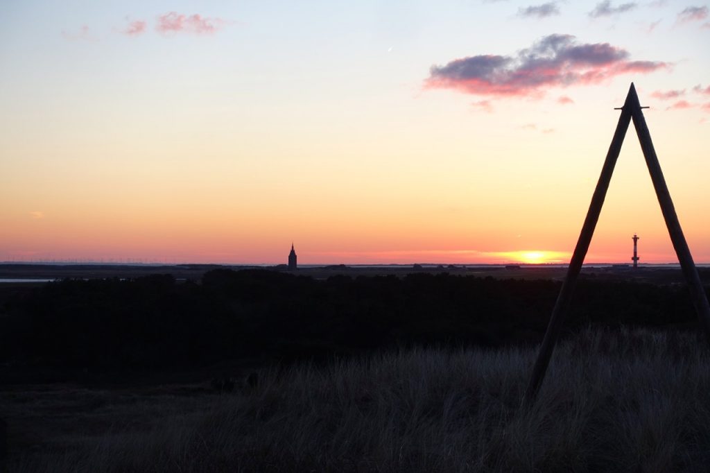 Wangerooge Wellness Moment - goldene Stunde