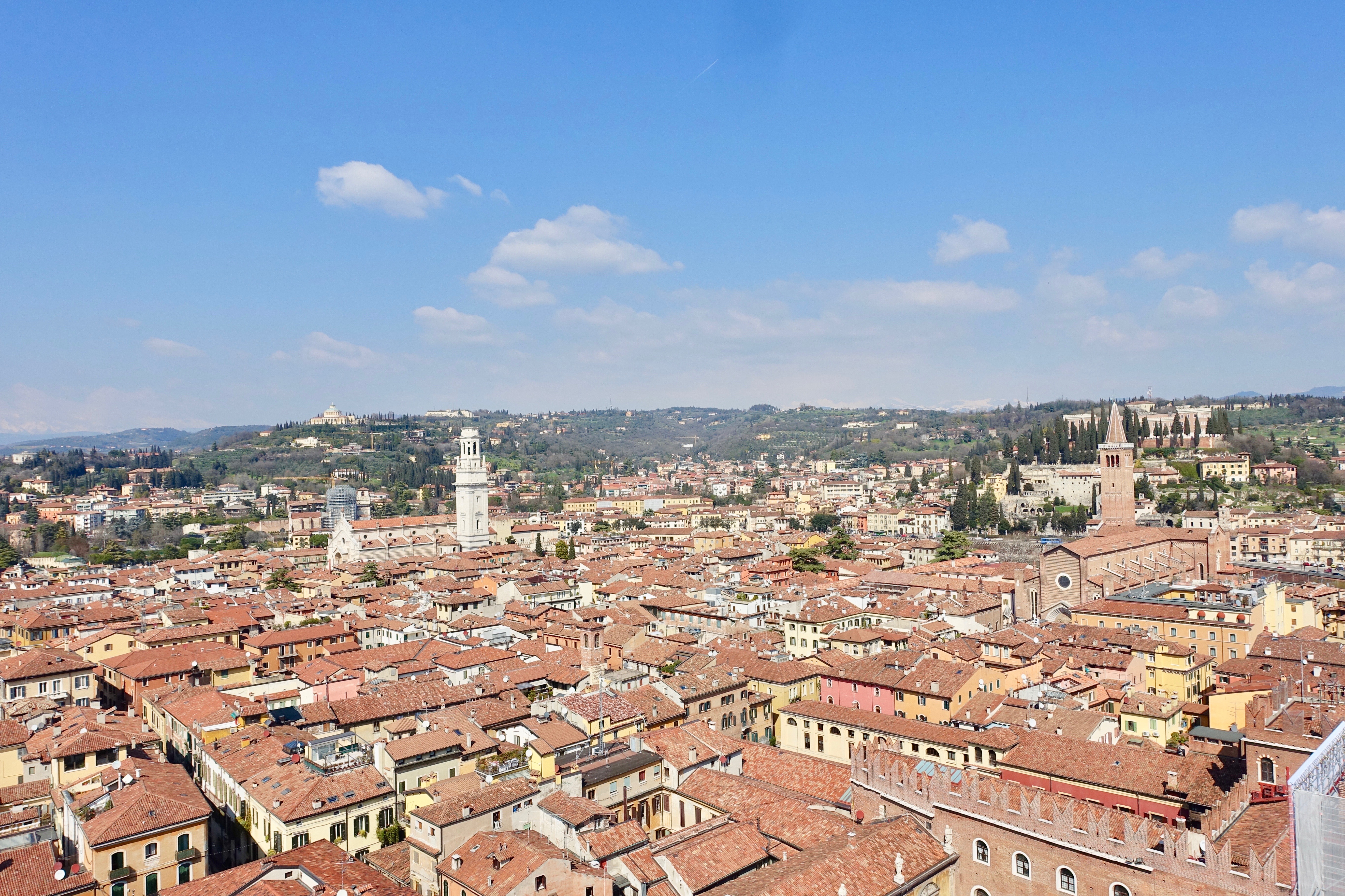 Verona Torre dei Lamberti Ausblick