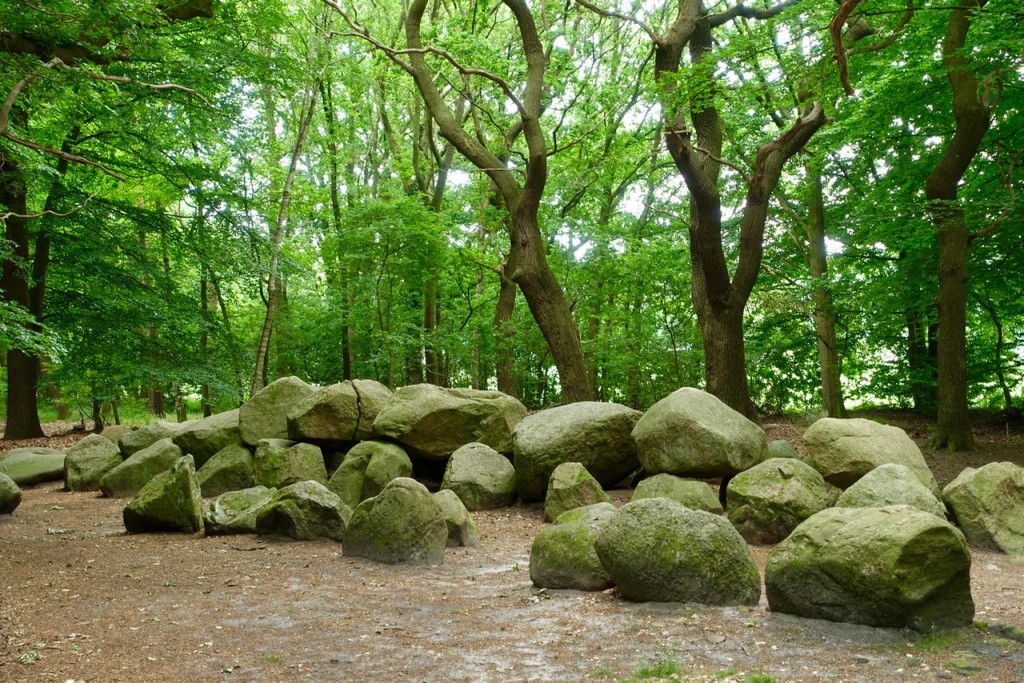 Steingrab im Wald - an der StraÃŸe der Megalithkultur