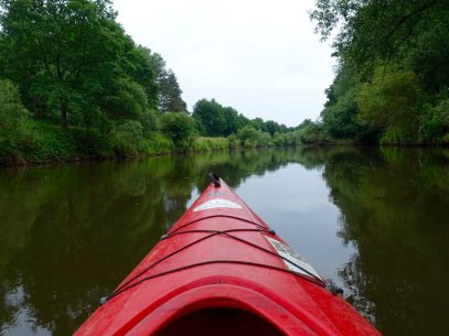 Paddeln auf der Hase im Emsland