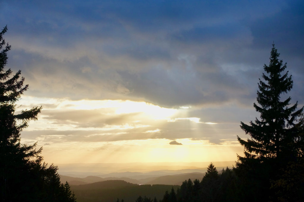 Sonnenuntergang Harz