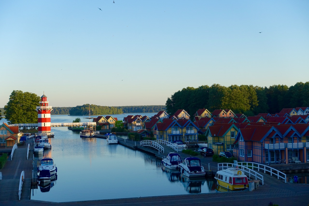 Maritim Hafenhotel Rheinsberg um 5 Uhr morgens