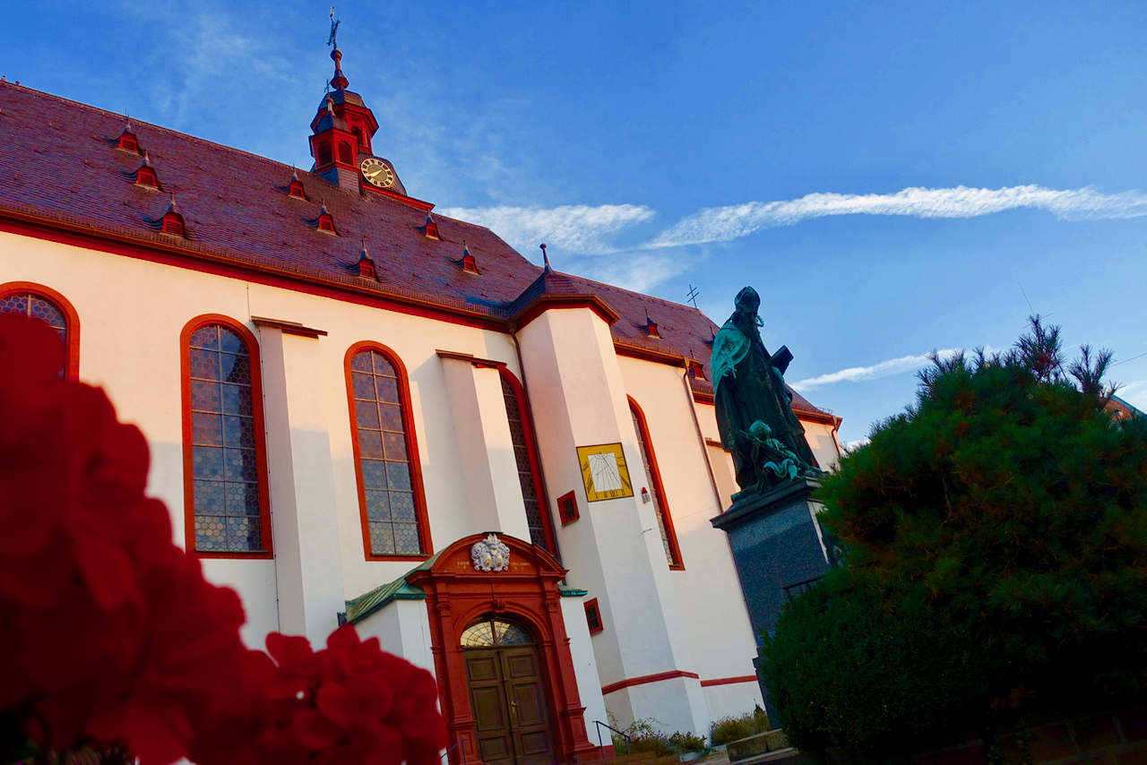 Spaziergang zum Sonnenaufgang Oestrich Winkel