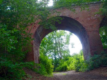 Auf dem Estewanderweg - Viadukt bei Hollenstedt