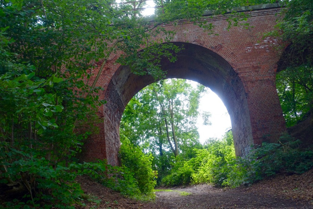 Auf dem Estewanderweg - Viadukt bei Hollenstedt