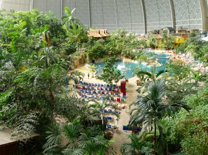 Tropical Island Tagung unter Palmen