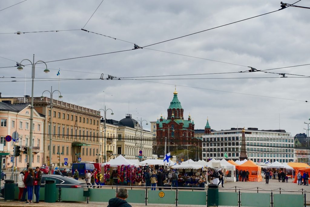 Marktplatz am Hafen Helsinki