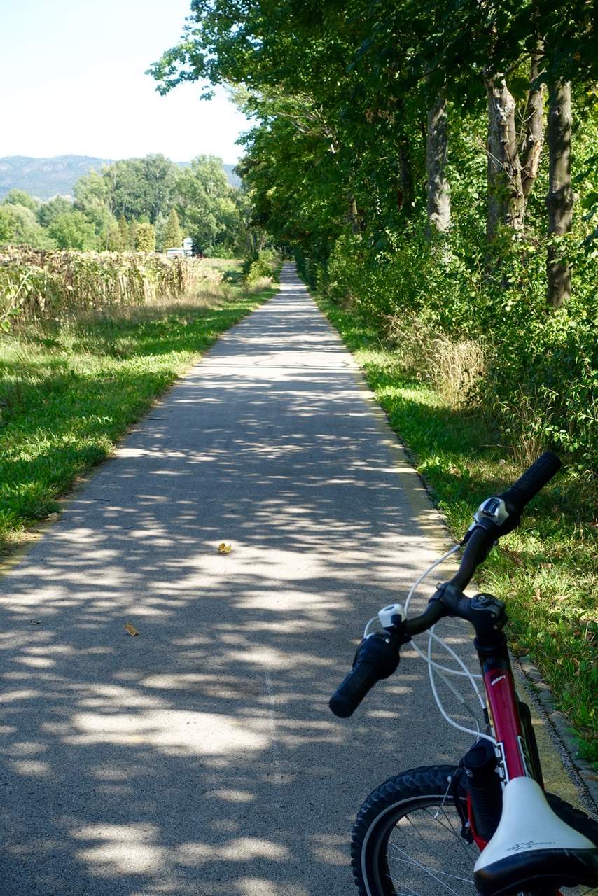 Mit dem Fahrrad von Bad Héviz an den Balaton