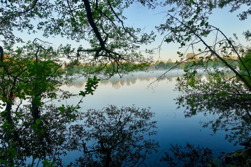 Freibad Grossensee Stormarn Sonnenaufgang