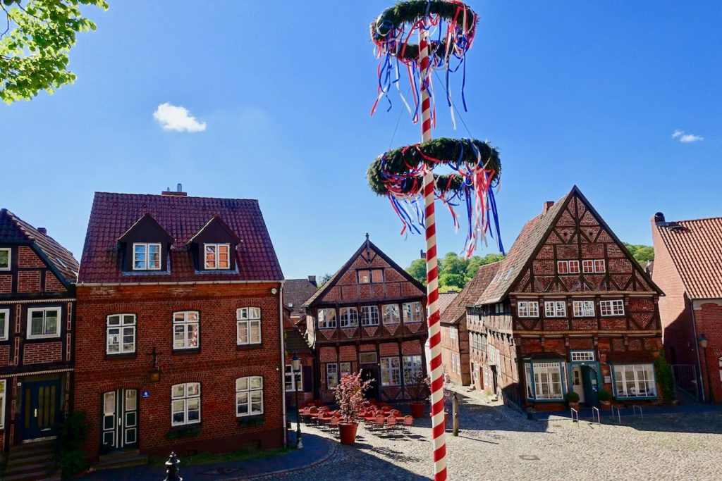 Moelln Altstadt mit Rathaus, Museum und Kirche