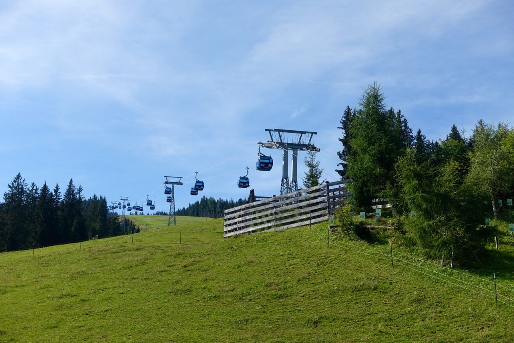 Per Lift zum Flying Fox