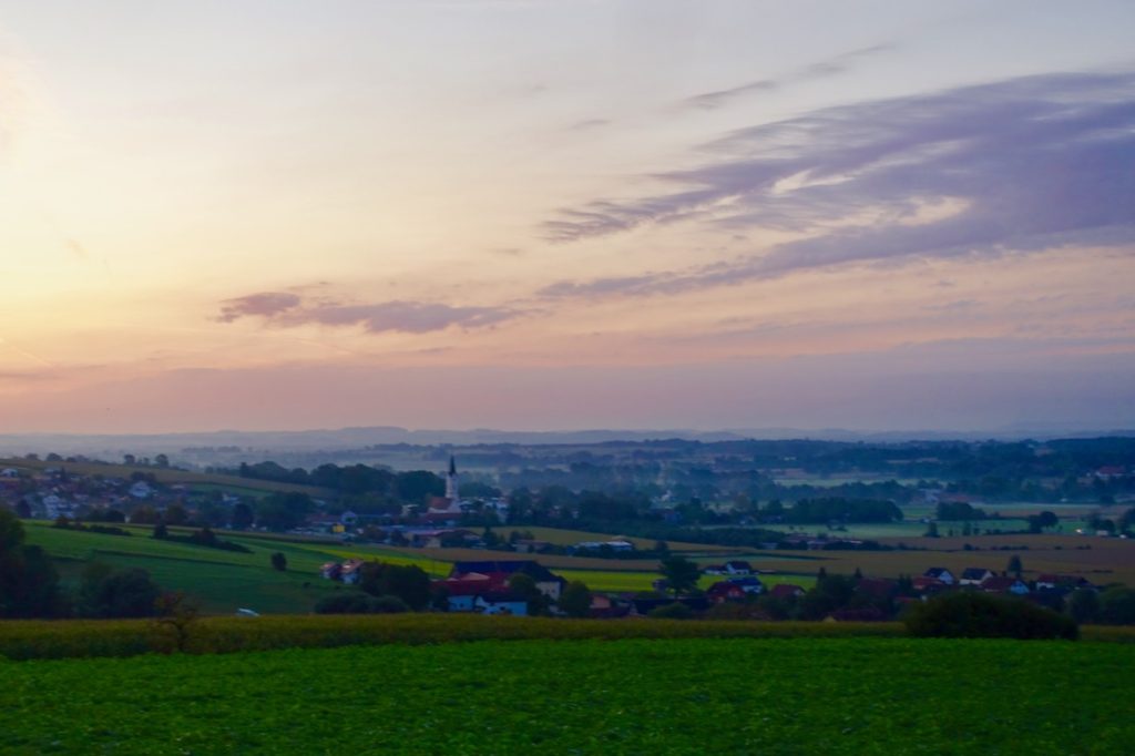 Sonnenaufgang Bayerische Toskana