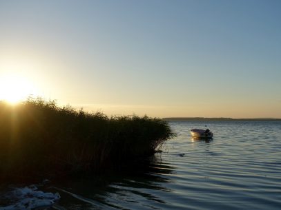 Blick auf den Bodden