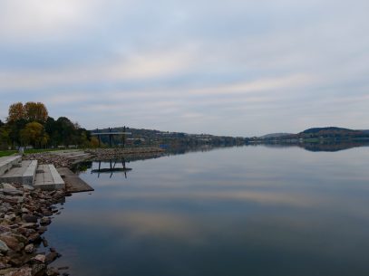 Früh am Morgen am Bostalsee