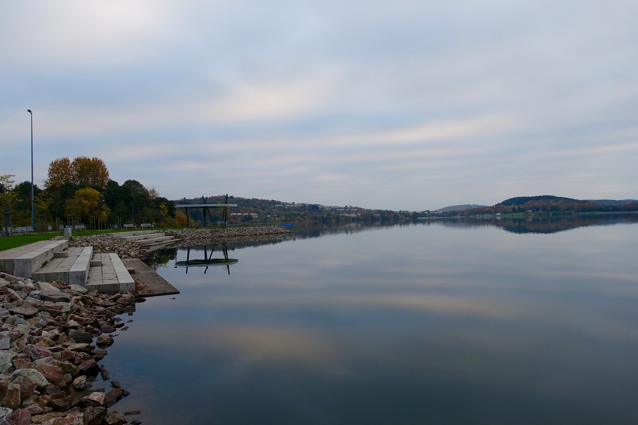 Früh am Morgen am Bostalsee