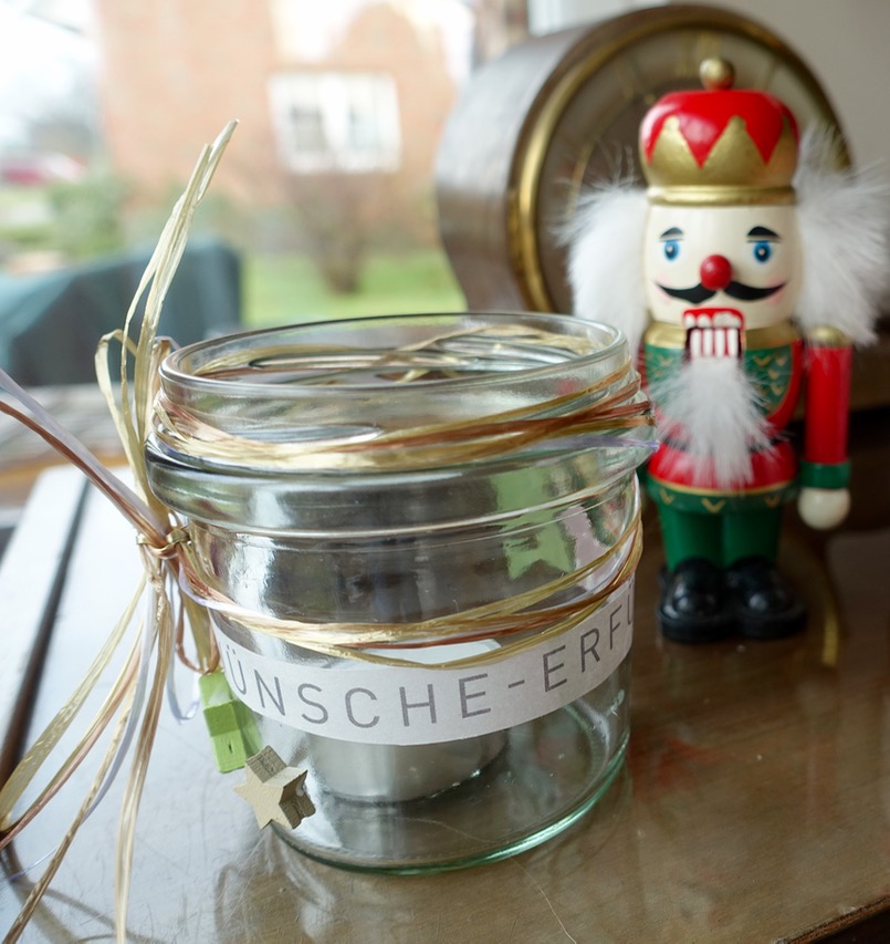 DIY Windlicht - Wünscheerfüller - Last Minute Geschenke Weihnachten