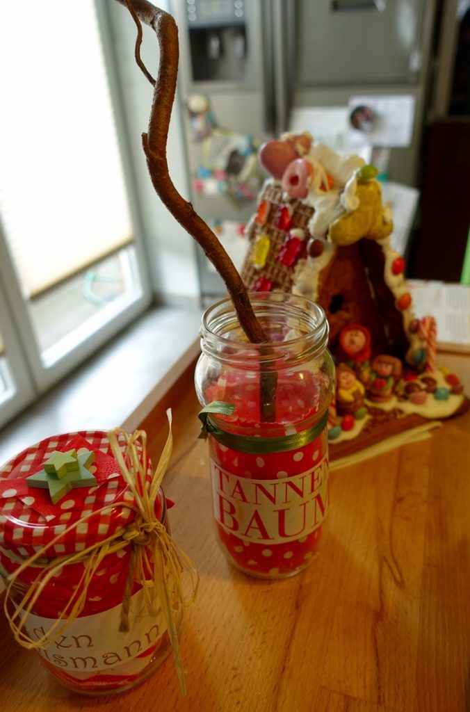 Vase "Tannenbaum" - DIY Weihnachtsgeschenke