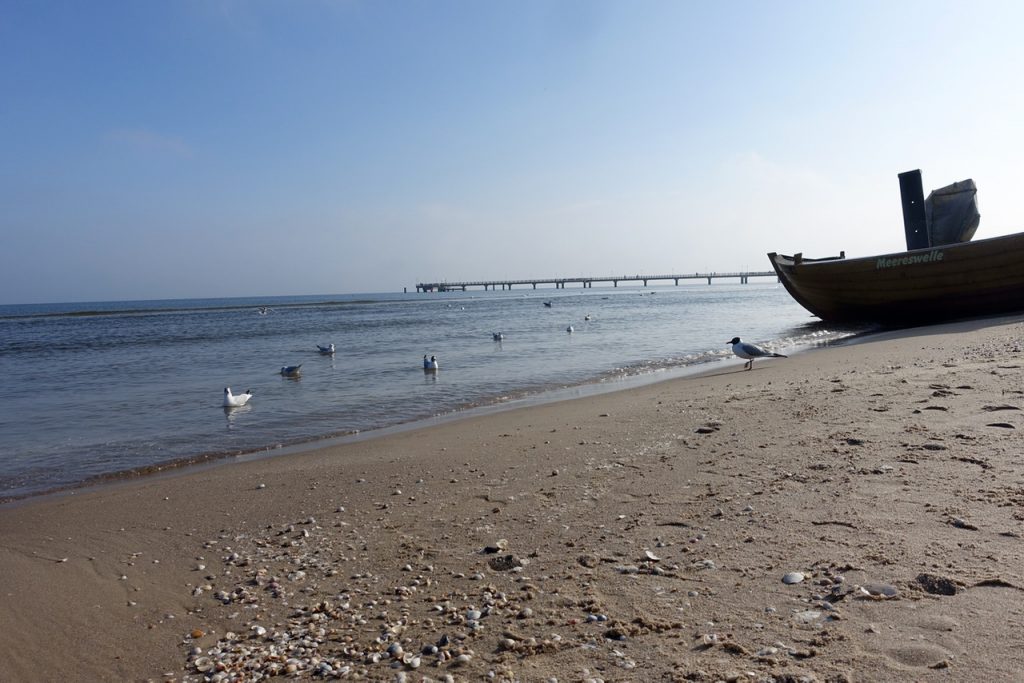 Am Strand auf Usedom