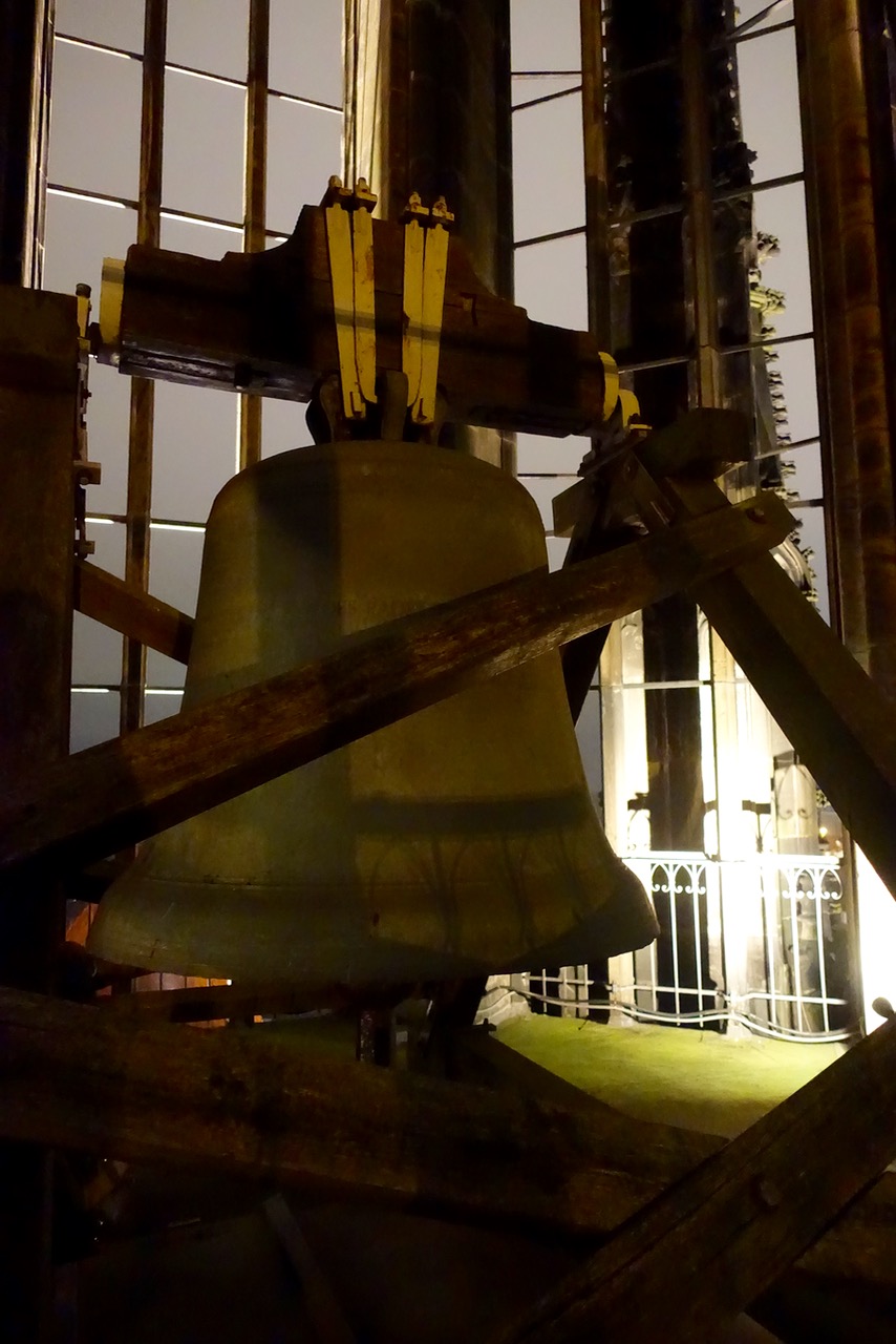 Die Glocke im Turm der Lambertikirche