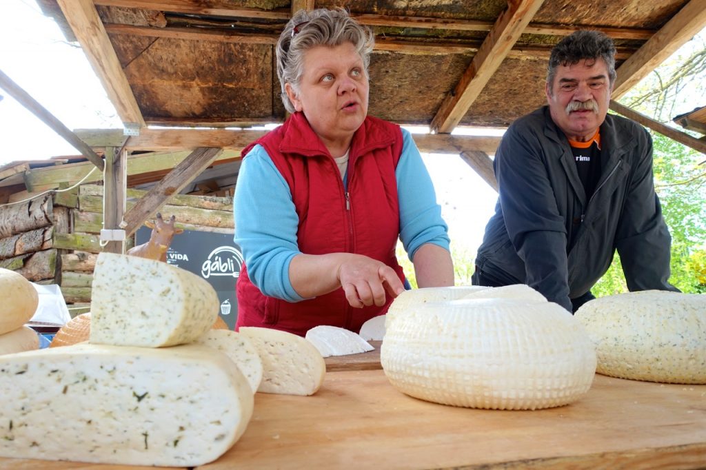 Käse probieren...