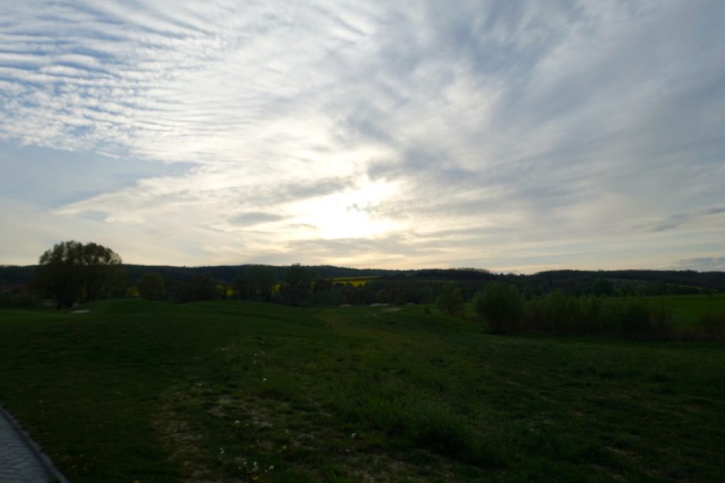 Sonnenuntegang über Zala Springs