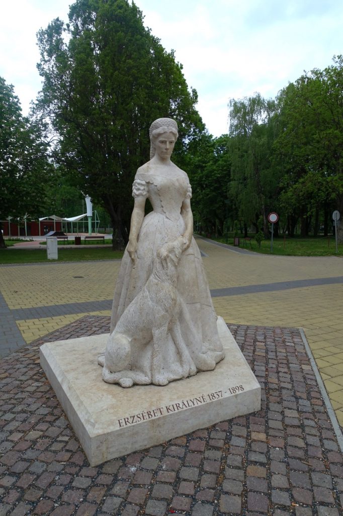 Sissi Statue am Ufer des Plattensee