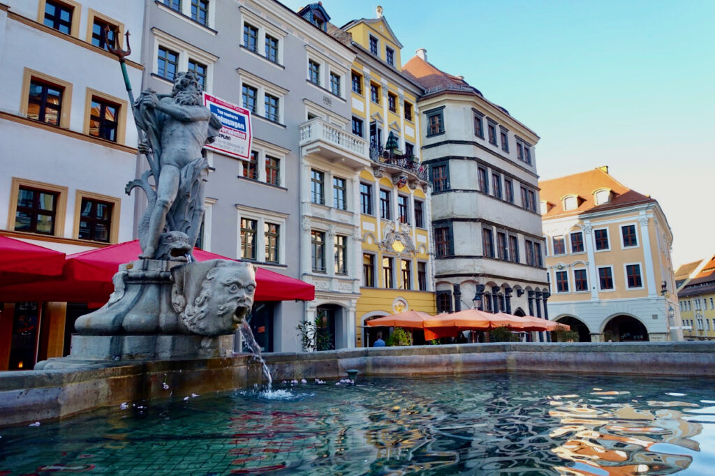 Goerlitz Sehenswuerdigkeiten Neptunbrunnen