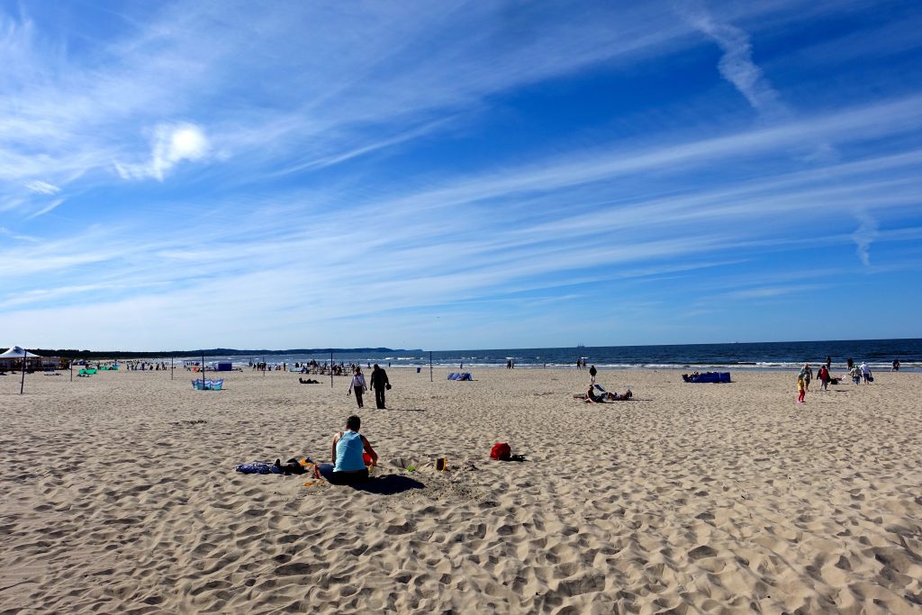 Am Strand in Swinemünde - Strandpromenade Swinemünde