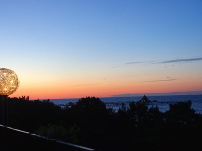 Ausblick Panoramasauna Strandhotel Heringsdorf