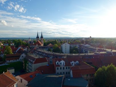 Sonnenuntergang über Mühlhausen