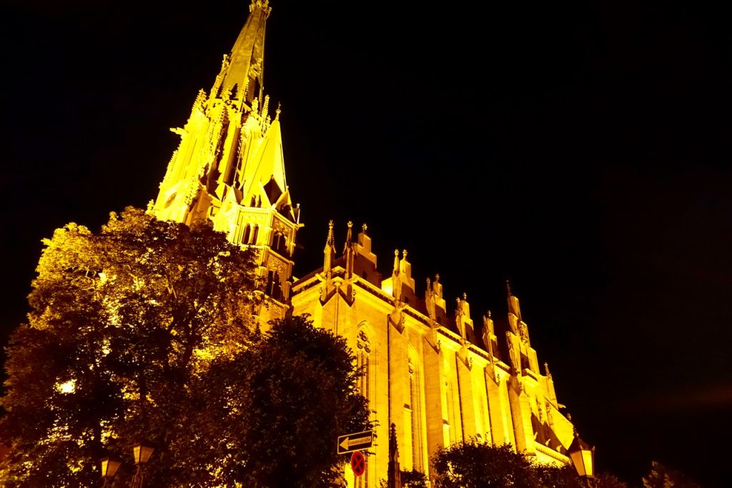 Marienkirche bei Nacht