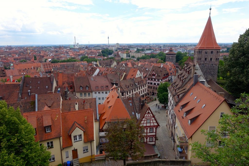 Blick von der Kaiserburg auf die Stadt