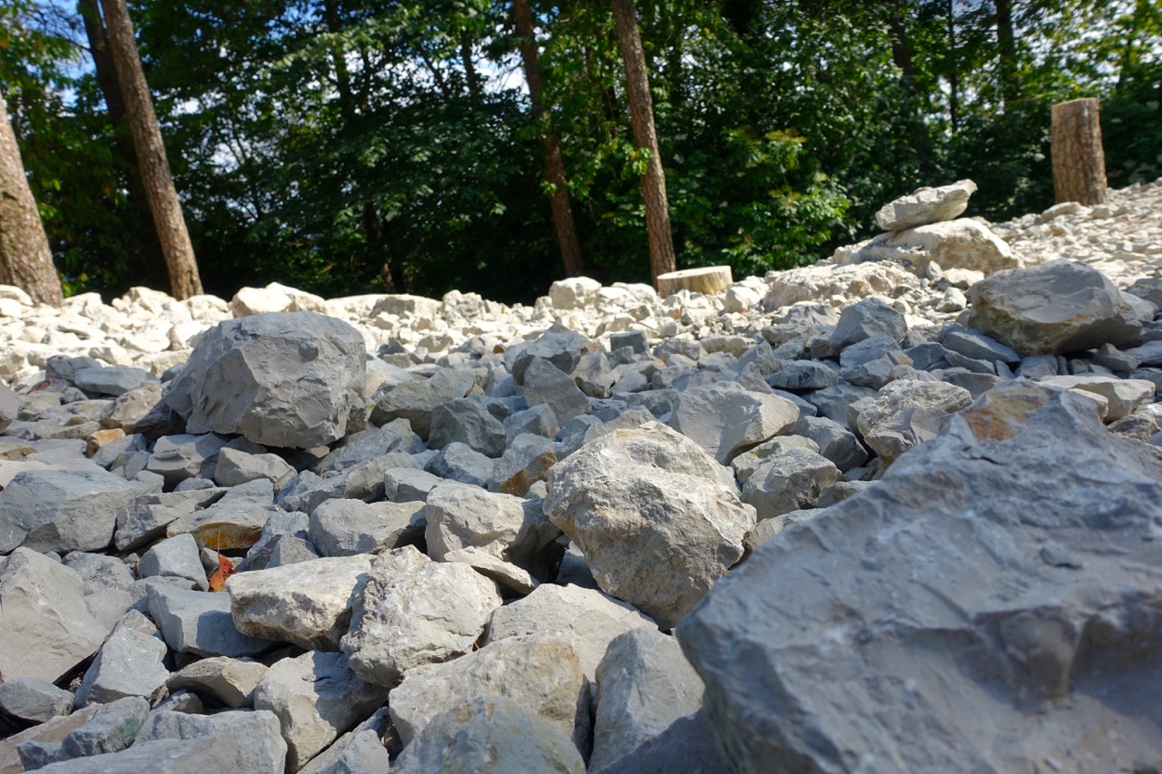 Fossilienklopfplatz auf der Hohenmirsberger Platte