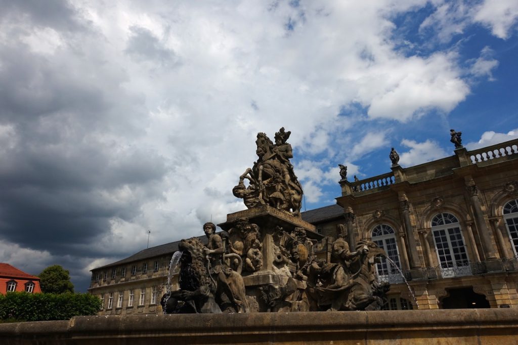 Markgrafenbrunnen vor dem Neuen Schloss