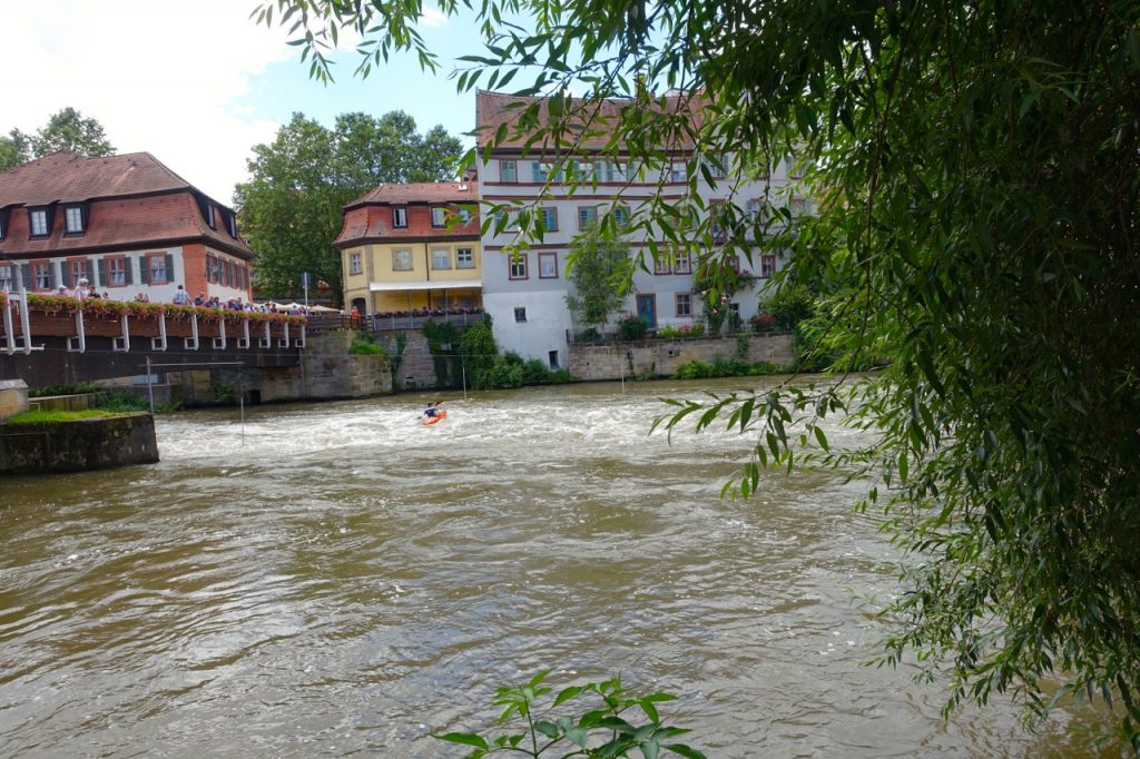 Durch Bamberg fließt die Regnitz