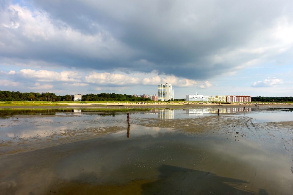 Weg durch das Watt von Cuxhaven Sahlenburg nach Neuwerk