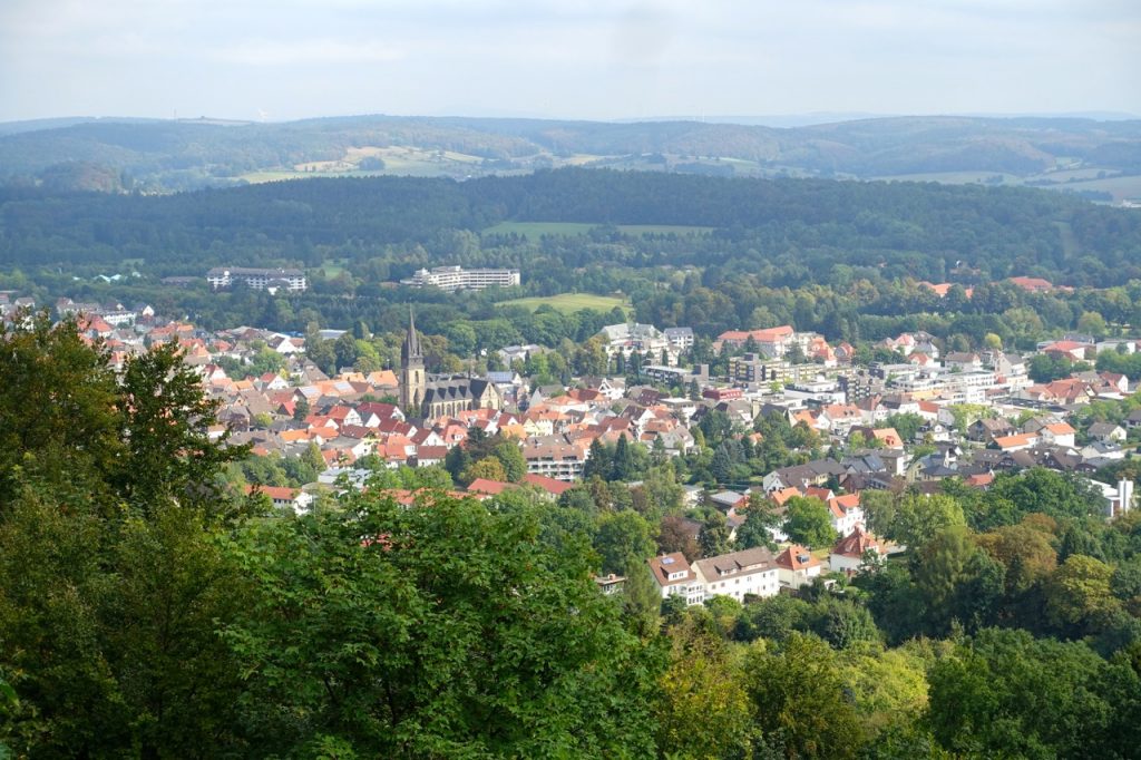 Blick auf Bad Driburg