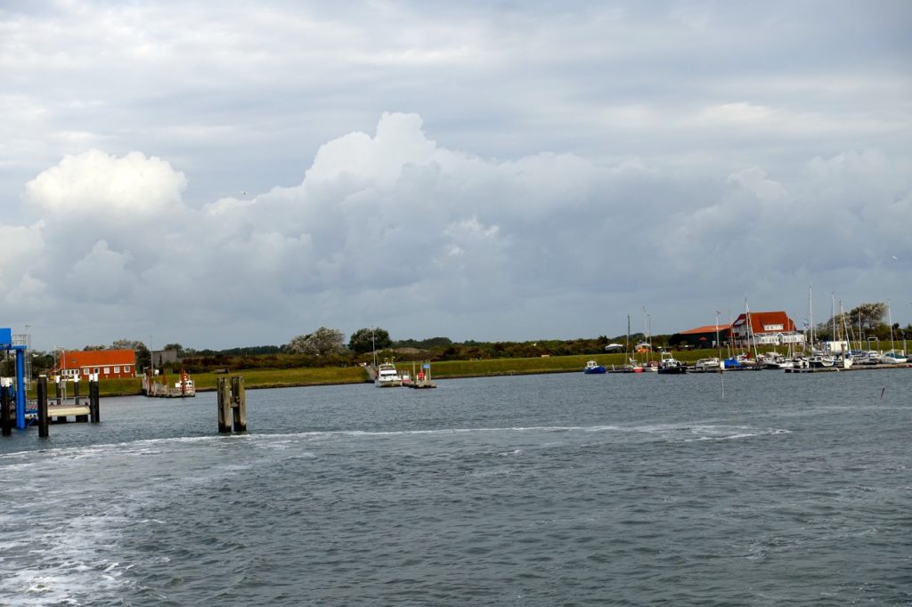 Ein letzter Blick auf die Nordseeinsel Langeoog