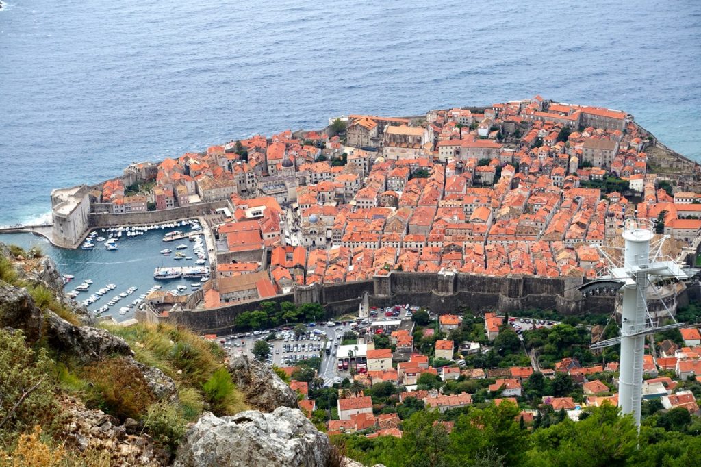 Overtourism Blick auf Dubrovnik